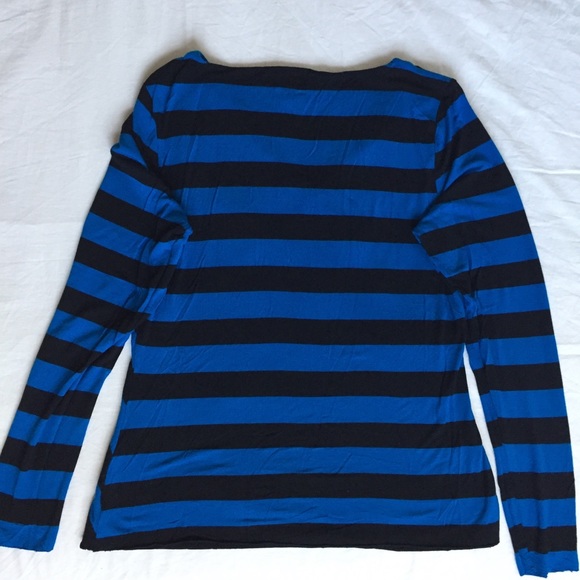 Vince Camuto long sleeve striped top size L large - Picture 2 of 3